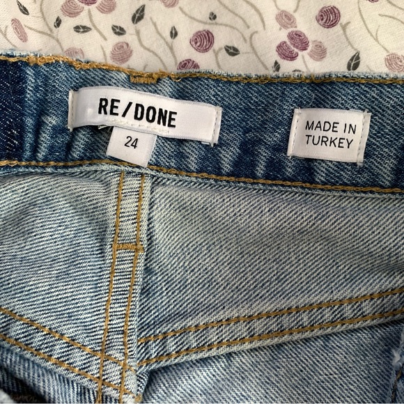 RE/DONE Originals 70s Stove Pipe Jeans size 24 - Picture 3 of 14